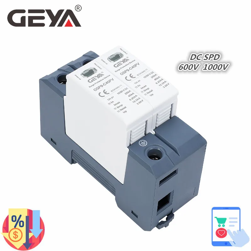 Ac Surge Protector - Geya gsp9 fotovoltaico dc spd 2p