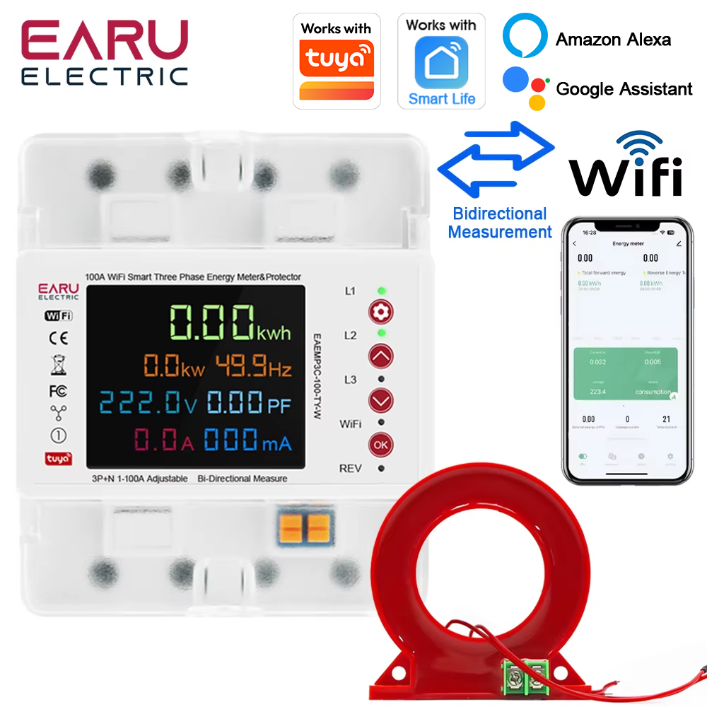Ac Surge Protector - Medidor de Energia Trifásico Inteligente WiFi