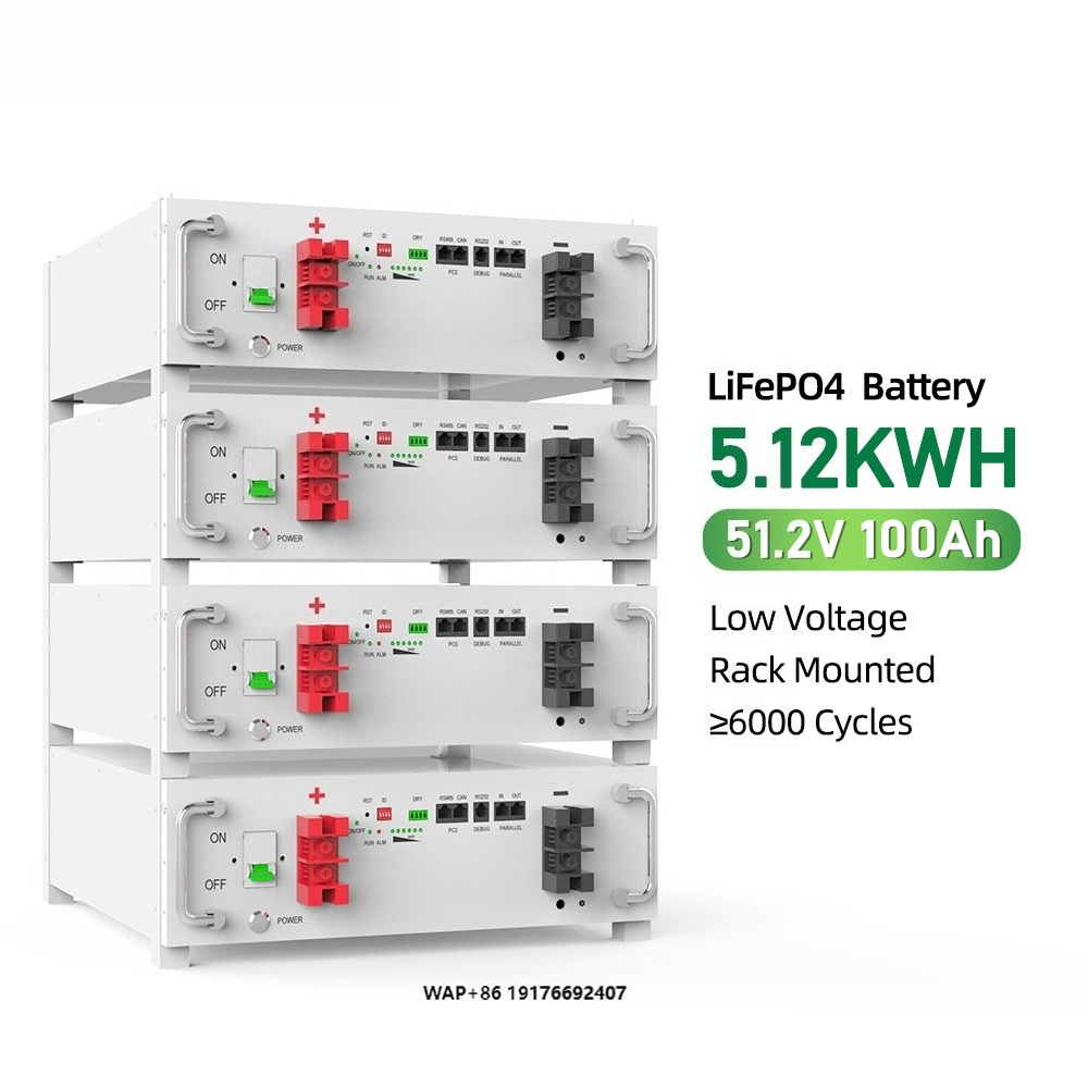 Energy Storage Rack - Bateria Solar de Lítio de Baixa