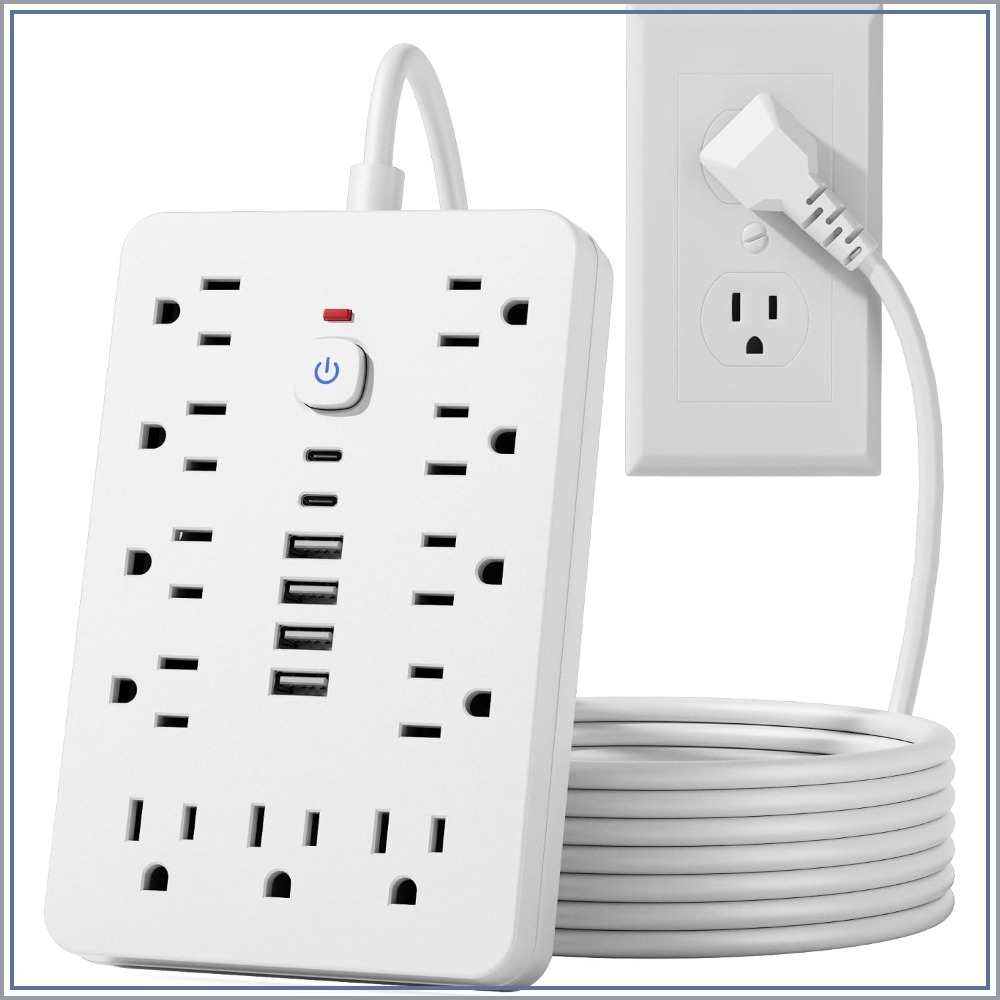 Ac Surge Protector - Protetor de Surto com Plugue Plano