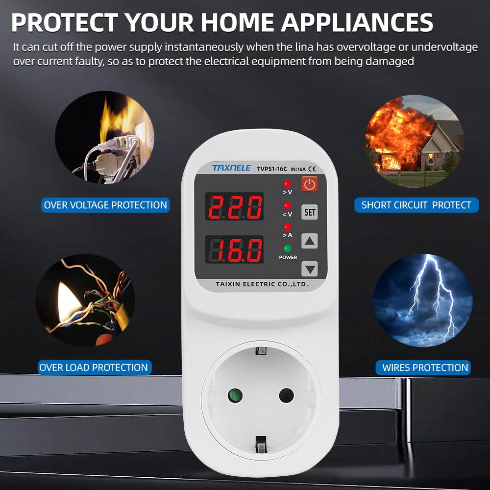 Tomada automática do protetor  - Ac Surge Protector avaliação e preço