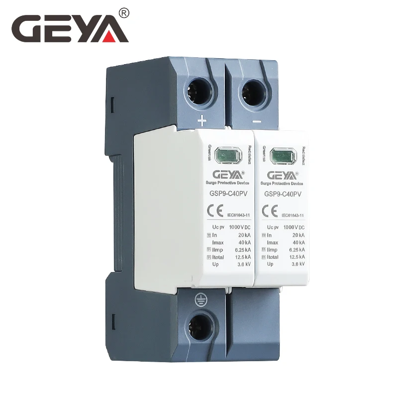 Geya gsp9 fotovoltaico dc spd  - Ac Surge Protector avaliação e preço