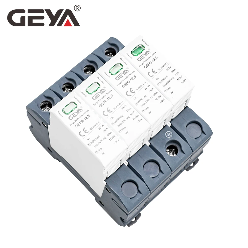 GEYA GSP9 12.5KA T1 + T2 SPD 4 - Ac Surge Protector avaliação e preço