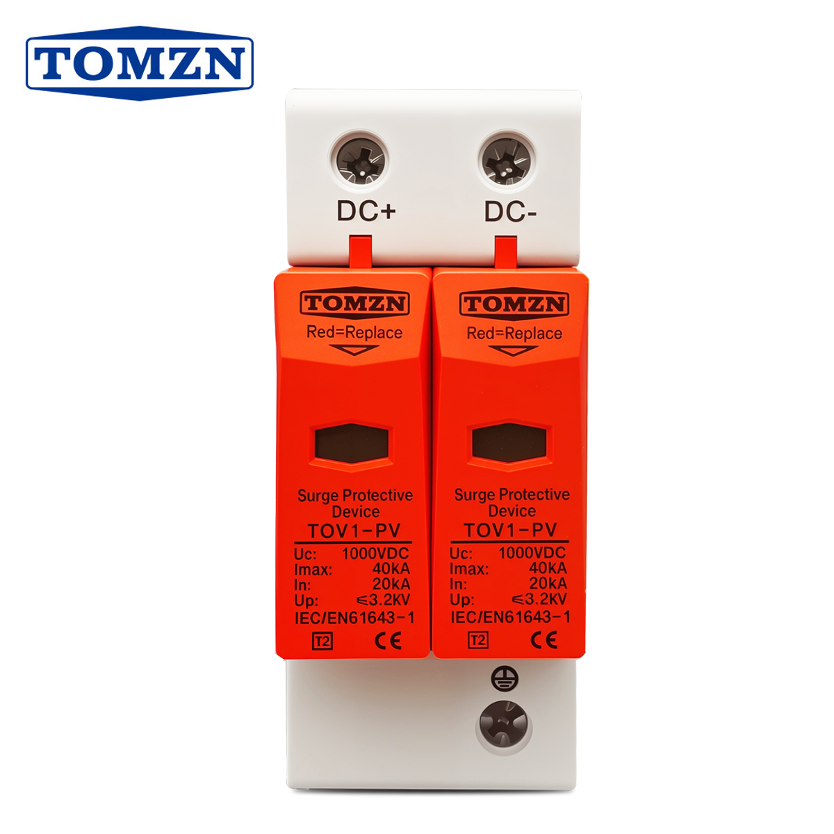 TOMZN DC SPD 1000V 20KA ~ 40KA - Ac Surge Protector avaliação e preço