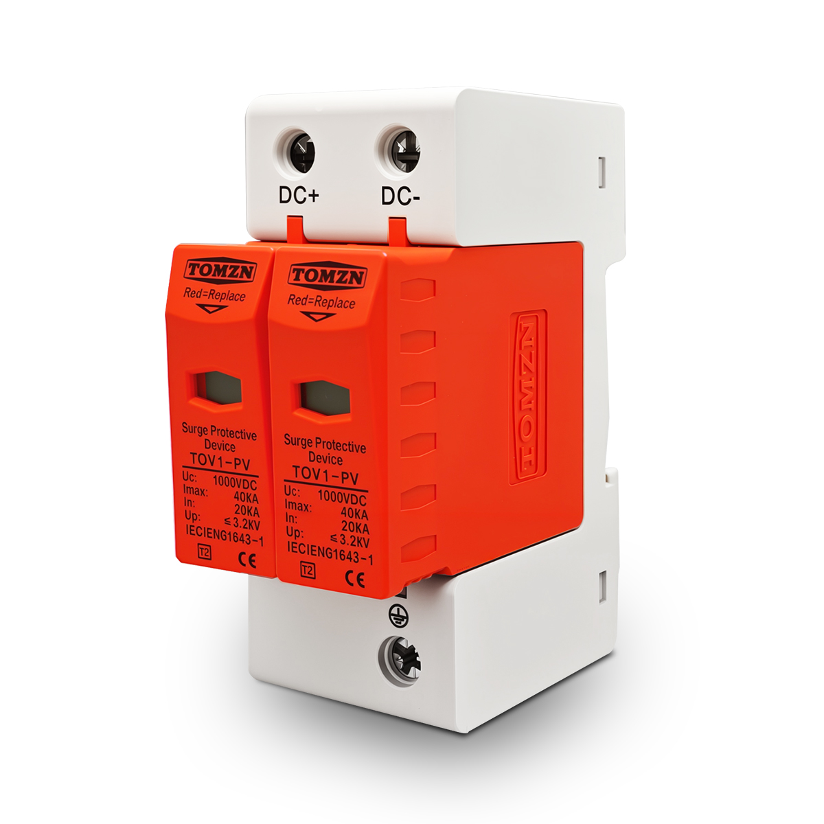 TOMZN DC SPD 1000V 20KA ~ 40KA - Ac Surge Protector avaliação e preço